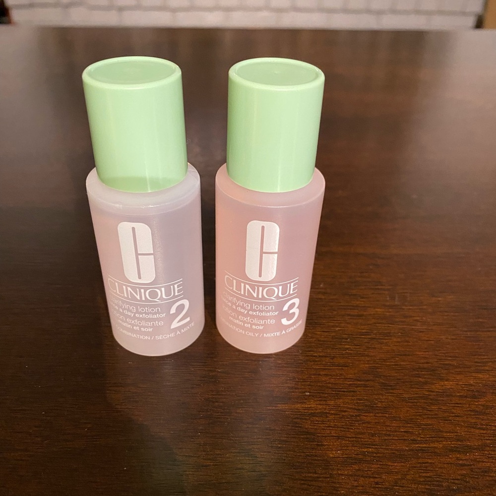 Clinique clarifying lotion 2 & 3